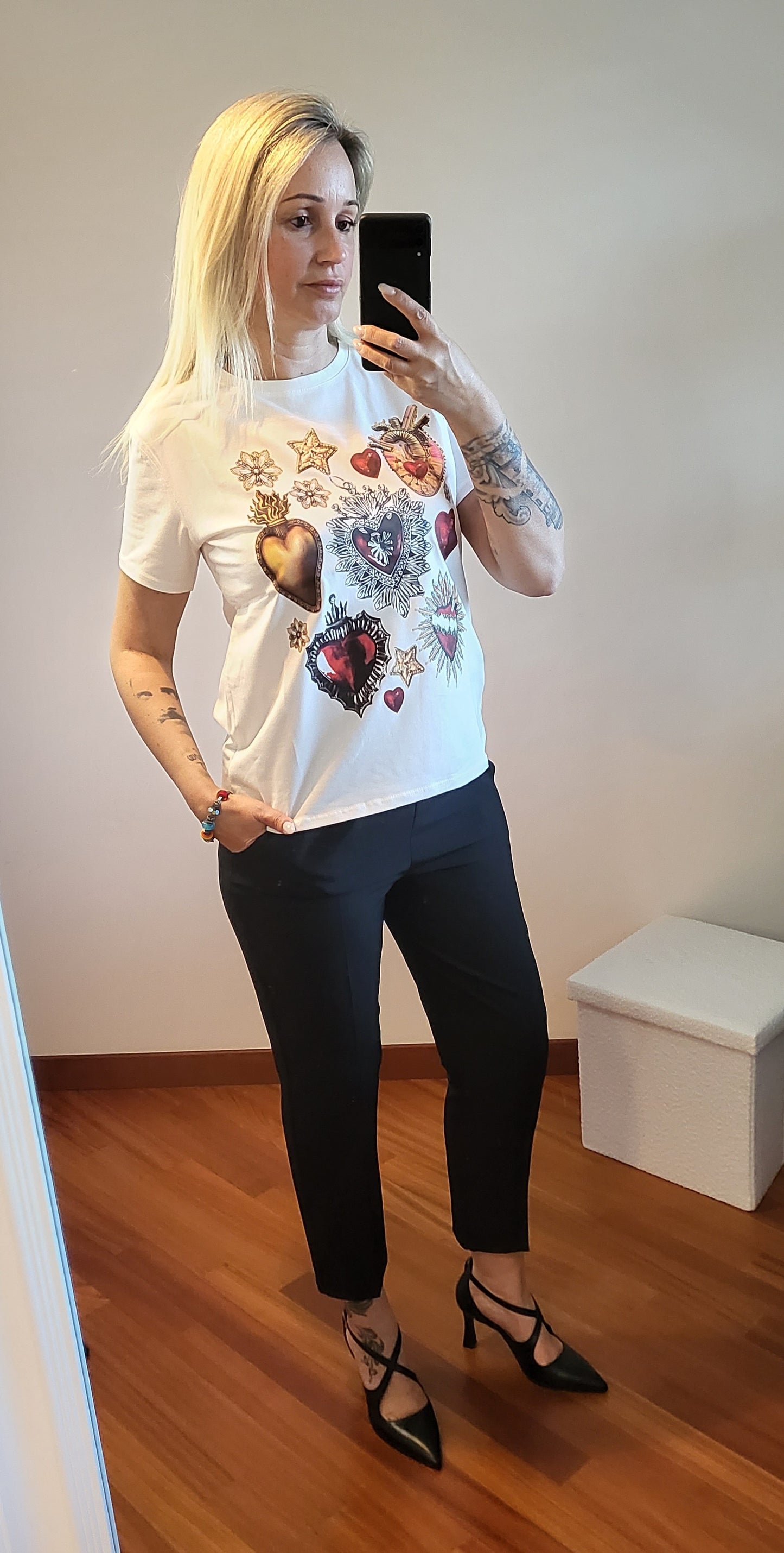 T shirt Cuore Sacro