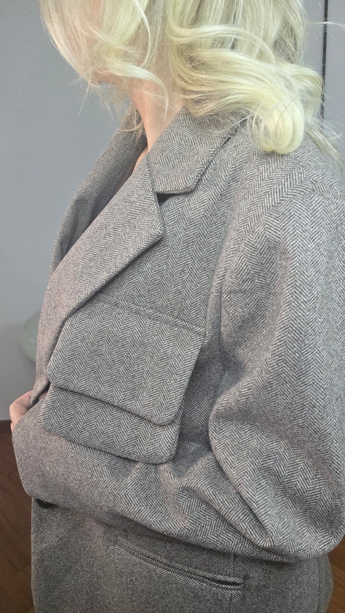 Giacca spigata Lumina