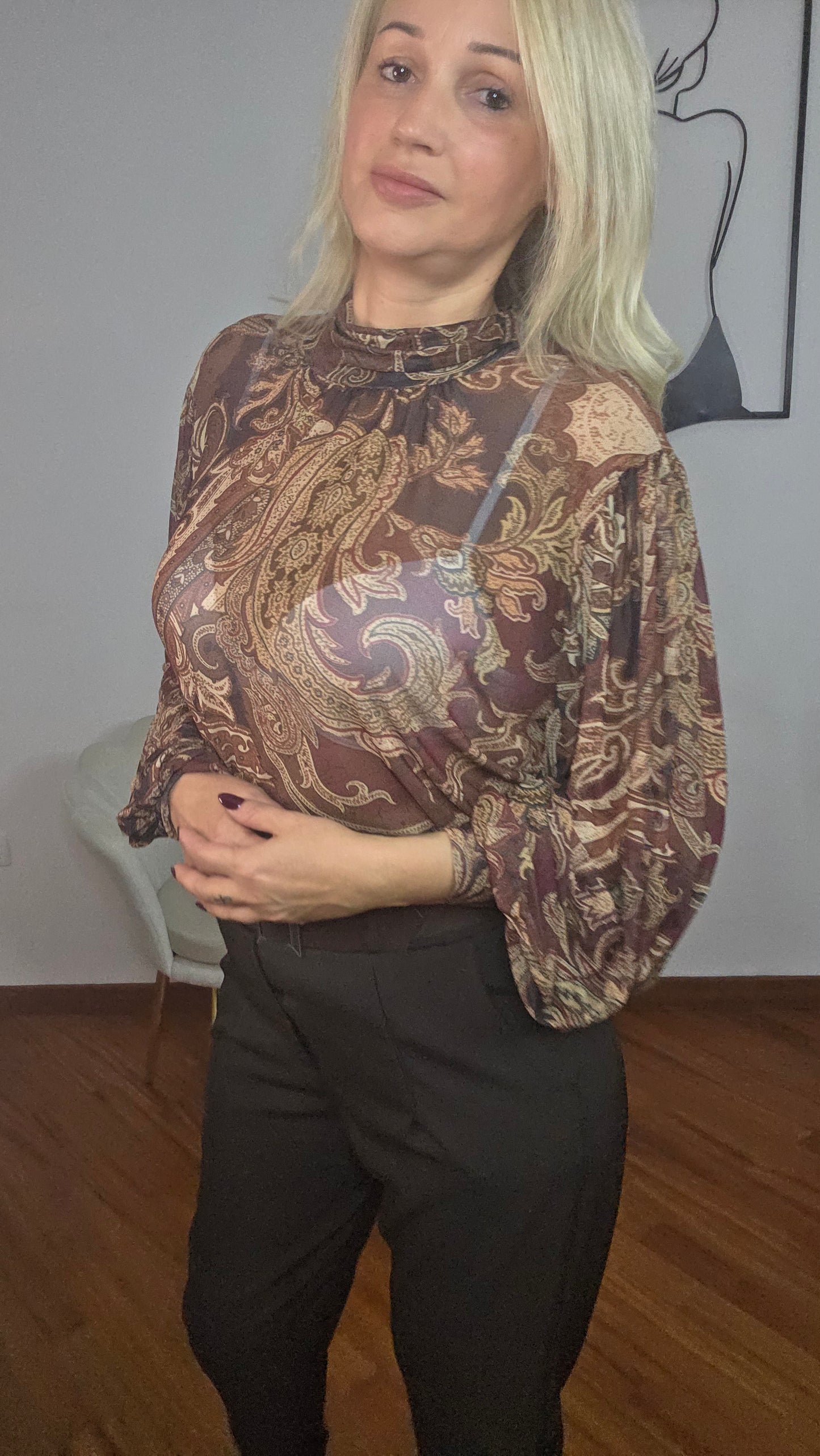 Blusa Paisley Lumina