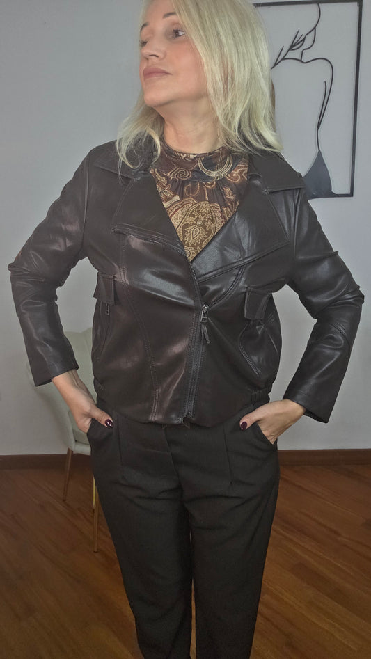 Chiodo Rider Marrone