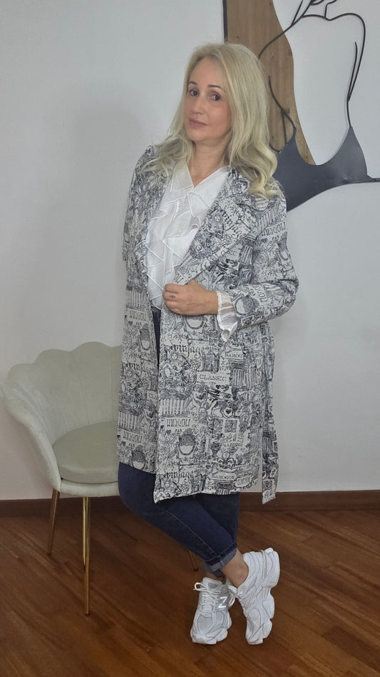 Cappotto Toile de Jouy