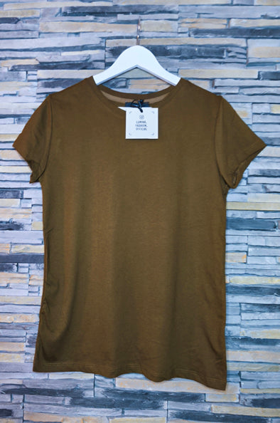 T-Shirt girocollo tinta unita