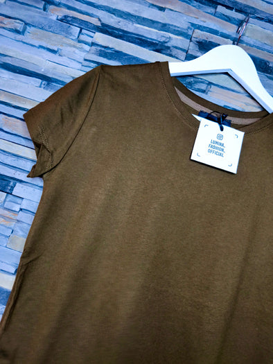 T-Shirt girocollo tinta unita